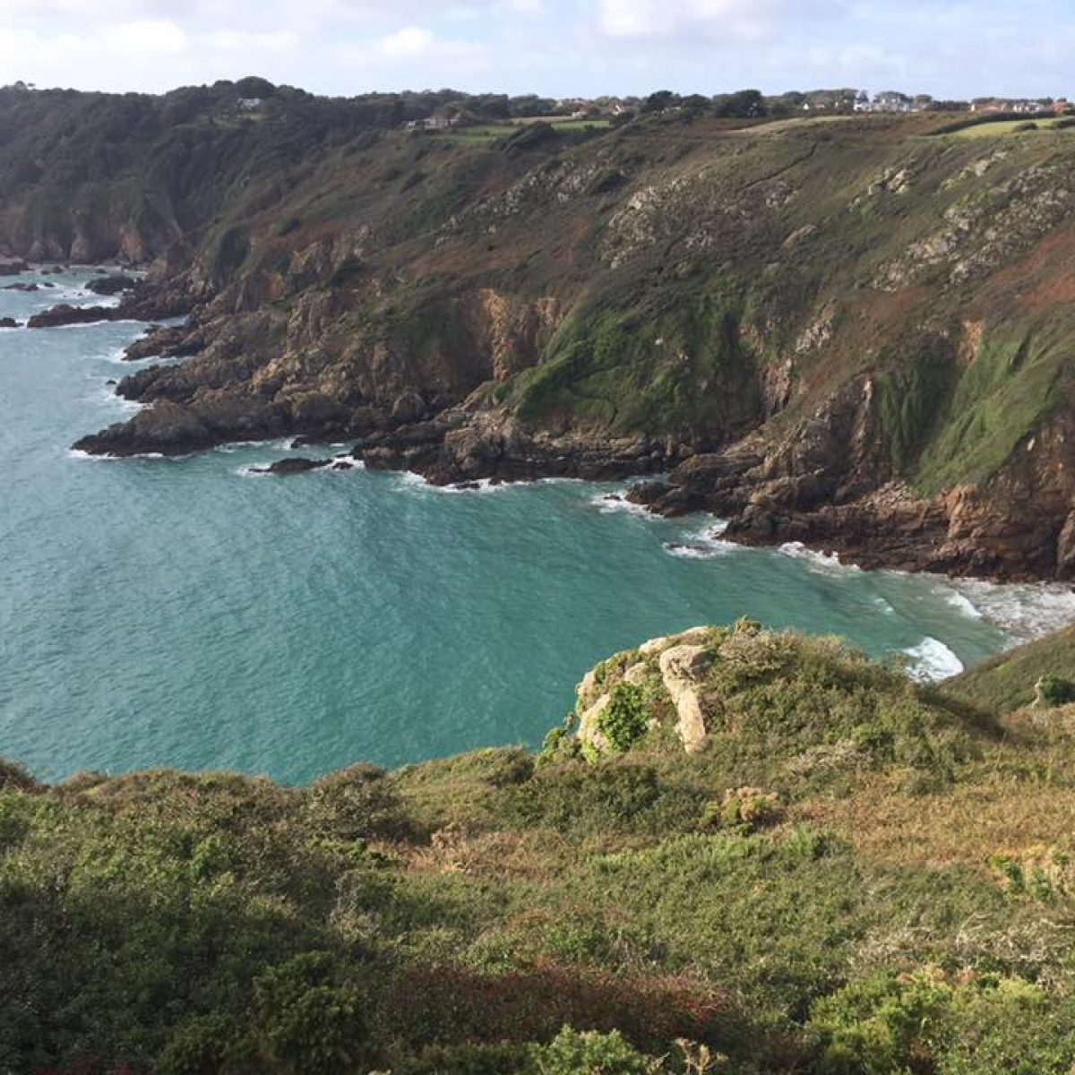 Balade dans les falaises de Jerbourg Guernesey